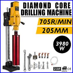 Diamond Concrete Core Drill Machine Vertical Stand Press Drilling Electric