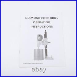 Diamond Concrete Core Drilling Machine Ø112mm Hole Cutter Core Drill Bit 1600W