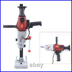 Diamond Concrete Core Drilling Machine + Stand Press Drill Stand 180mm 2200W Wet