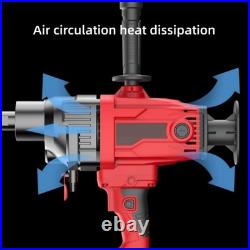 Diamond Core Drill 4300W Wet/Dry Drill Handheld Water Drill Machine 3 Drill bit