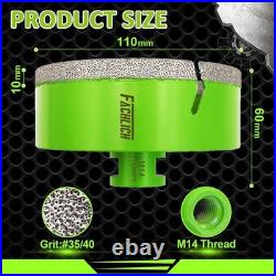 Diamond Core Drill Bit 110mm Tile Hole Saw Ceramic Drill Bit with M14 Thread