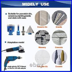 Diamond Core Drill Bit Set 6/20/30/35/50/68 Vacuum Brazed Diamond Hole