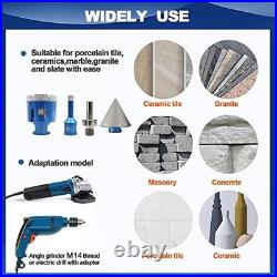 Diamond Core Drill Bit Set BRSCHNITT 6/20/30/35/50/68 Vacuum Brazed Diamond Hole