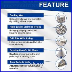 Diamond Core Drill Bit Tile Granite Marble Carbide Drill Chamfer Bit 6-100mm