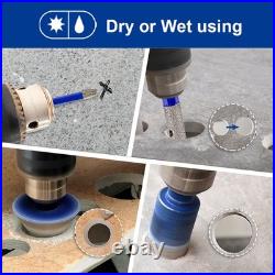 Diamond Core Drill Bit Tile Granite Marble Carbide Drill Chamfer Bit 6-100mm