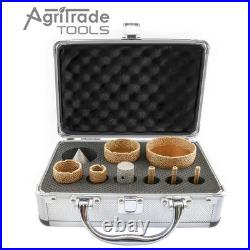 Diamond Core Drill Bits 1set/9pcs Marble Ceramic Granite Hole Saw M14 Thread