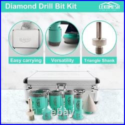 Diamond Core Drill Bits Kit 8pcs 6/6/20/25/35/50mm+50mm Beveling Chamfer Bit