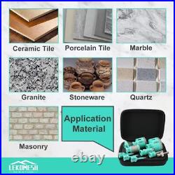 Diamond Core Drill Bits Set LEKOMESH Tile Hole Saw Kit BOX 1