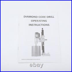 Diamond Core Drill Dry/Wet Concrete Core Drilling Machine Handheld 1600W