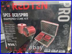 Diamond Core Set 5 piece, new, red ten pro