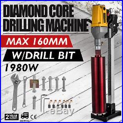Diamond Drill Concrete Core Machine Feed Crank Core Drilling WithStand Bits HOT