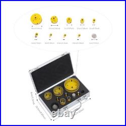Diamond Drill Core Bit Set, 10Pcs Diamond Tile Hole Saw Kit with Storage Box