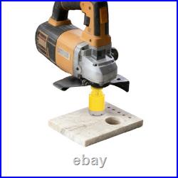 Diamond Drill Core Bit Set, 10Pcs Diamond Tile Hole Saw Kit with Storage Box