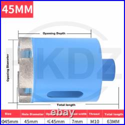 Diamond Hole Saw Core Drill Bit Dry Holesaw Cut Marble Granite Tile 6-60mm M10