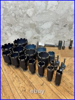 Diamond Hole Saw Drill Bit Bundle Lot 1/2 Bsp Core Tile Stone Marble Porcelain