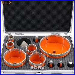 Diamond Hole Saw Kit Drill Bit M14 Grinder Tile Ceramic Marble Core Drill Bit