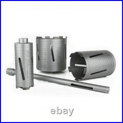 Diamond TCT Core Drill Bits Slotted Dry Diamond Masonry Building 1/2 BSP Mecxo