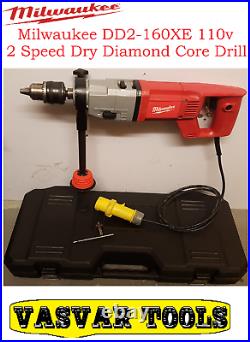 Dray diamond core drill DD2-160 XE 110v 2 Speed Dry Diamond Core Drill