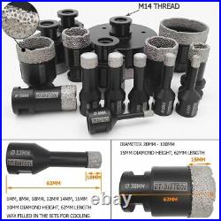 Dry Crown Diamond Drilling Core Bits For Ceramic Tile Hole Saw Cutter Porcelain