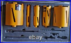 Edge Diamond Professional Dry Core Drill Set 38mm 52mm 65mm 117mm 127mm