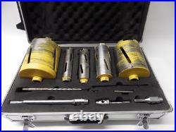 Edge Diamond Professional Hole Core Drill Set 38mm, 52mm, 65mm, 117mm, 127mm