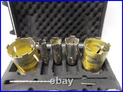 Edge Diamond Professional Hole Core Drill Set 38mm, 52mm, 65mm, 117mm, 127mm