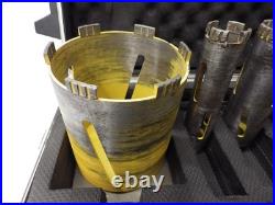 Edge Diamond Professional Hole Core Drill Set 38mm, 52mm, 65mm, 117mm, 127mm