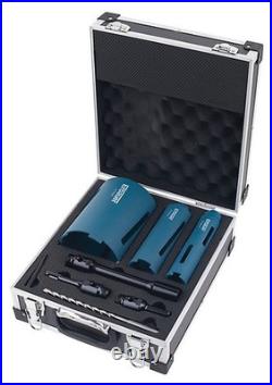 Erbauer Diamond Core Drill Set 8pc Holesaw Kit SDS Adapter Masonry Brick Tool UK