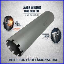 FIRMIX 102mm Laser Welded Diamond Core Drill Bit 350mm 1/2 BSP