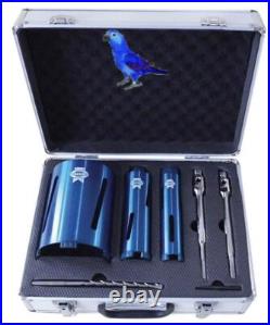 Faithfull Diamond Core Drill Kit In Carry Case Cuts Brick & Concrete FAIDCKIT7