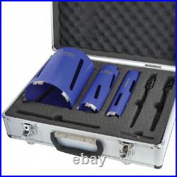 Faithfull FAIDCKIT7 Diamond Core Drill Kit With Carry Case (7 Pieces)