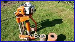 GOLZ sthil powered diamond core drill / drilling machine rig with cores