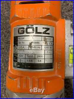 Gölz Diamond core drill Motor wet 110v coring machine tool Fb33p, weka DD200
