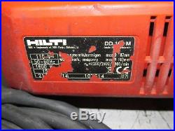 HILTI DD100 Diamond core drill 110v drilling machine 3 speed heavy duty