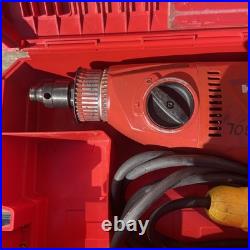 HILTI DD110-D DRY DIAMOND CORE DRILL 110v With Side Handle & Carry Case Good Con