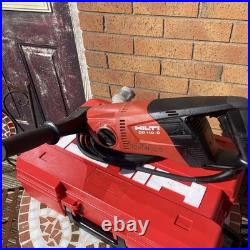 HILTI DD110-D DRY DIAMOND CORE DRILL 110v With Side Handle & Carry Case Good Con