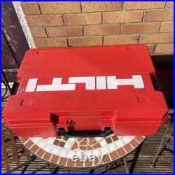 HILTI DD110-D DRY DIAMOND CORE DRILL 110v With Side Handle & Carry Case Good Con