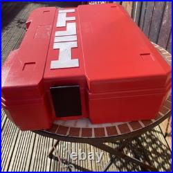 HILTI DD110-D DRY DIAMOND CORE DRILL 110v With Side Handle & Carry Case Good Con