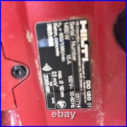 HILTI DD120 Diamond Core Drill Machine withCase Used working from Japan