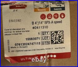 HILTI Diamond core drill bit 4-14 SPX-A #2411310