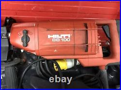 Hilti DD100 Diamond Coring Machine, TF5/H Vacuum Pump & 80-RA-H/L Drill Stand