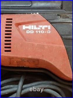 Hilti DD110-D Diamond Core Drill 110v with Carry Case
