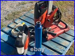 Hilti DD150 110v Diamond Core Drill Drilling Rig c/w Hilti Vacuum Pump & Adaptor