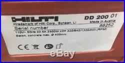 Hilti DD200 Diamond Core Drill & Rig 110v (sp1530)