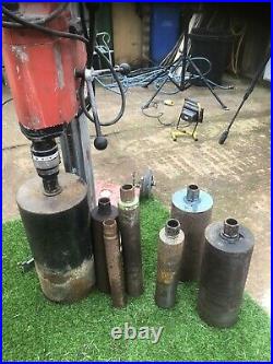 Hilti DD250 Diamond Core Drill With Drilling Rig 110V Vacuum And Various Cores