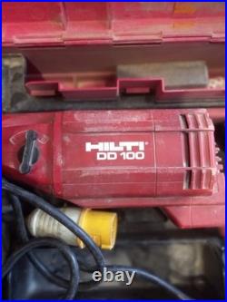 Hilti DD 100 110V Diamond Core Drill 3-Speed Heavy Duty Core Machine With Case