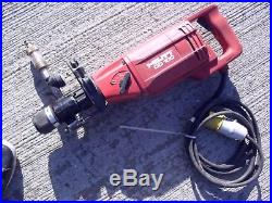 Hilti DD-100 Diamond Core Drilling Rig 110v Motor and Stand excellent Condition