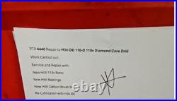 Hilti DD 110-D Diamond Core Drill 110V with Case serviced Inc vat 4