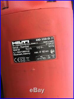 Hilti DD 110 D Diamond Core Drill 110v With Carry Case