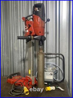 Hilti DD 150 110v Diamond Core Drill Drilling Rig Gast Vacuum Pump & Base Stand